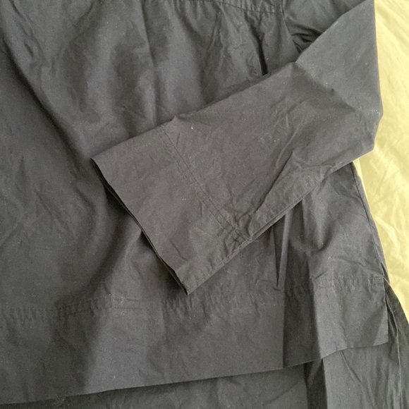 Navy blue J Crew button shoulder Top - Picture 5 of 5